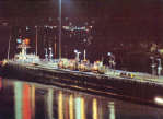 Miraflores Locks at night